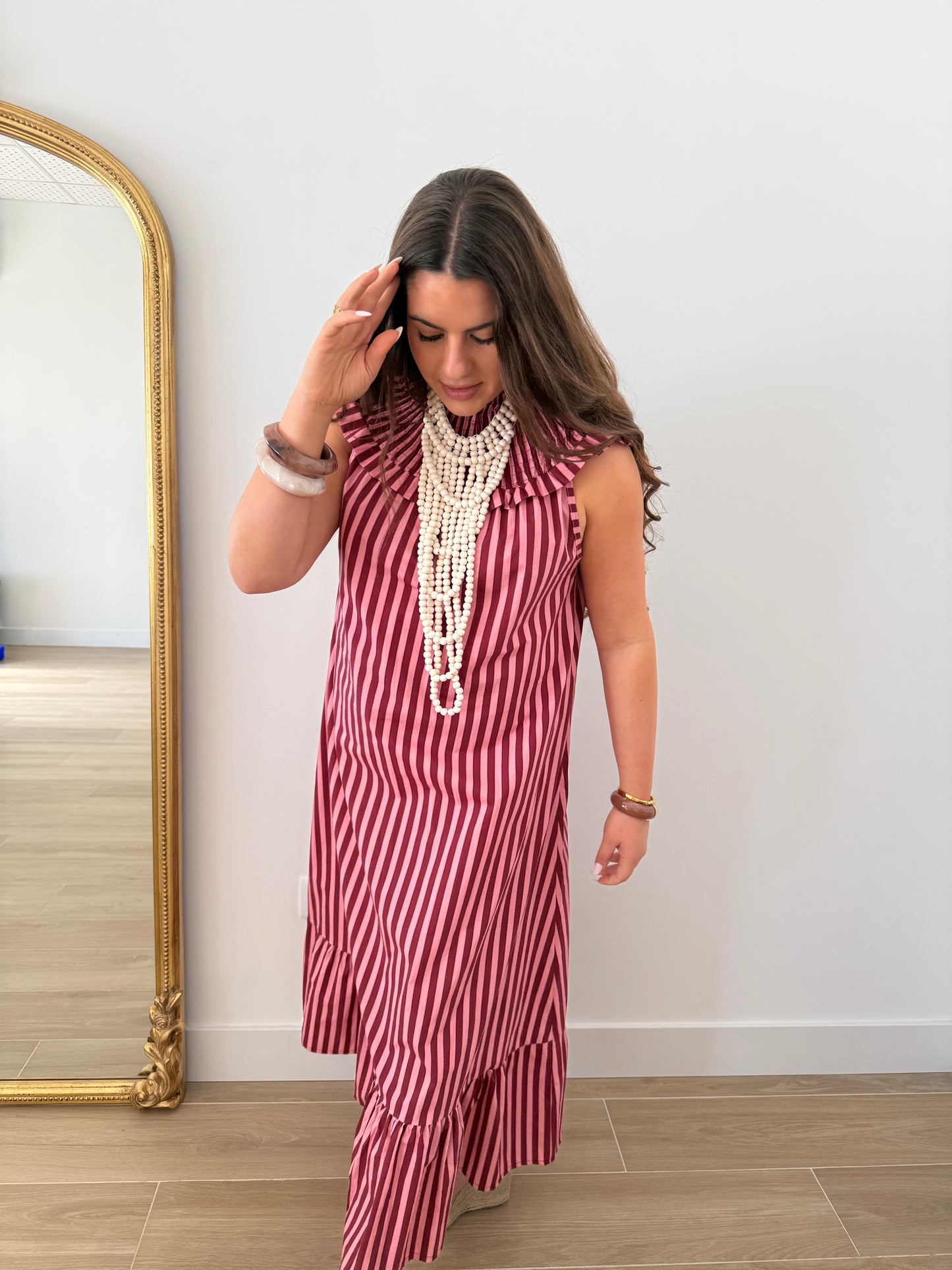 Vestido Blossom Rayas