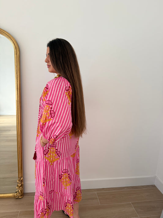 Vestido Allegra Rosa