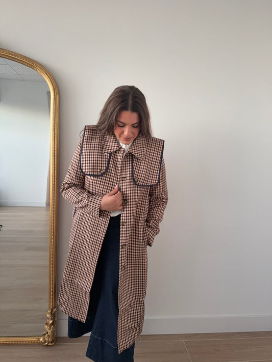 Gabardina Vichy