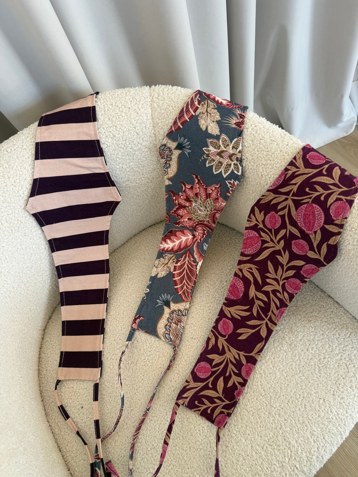Fajín estampado flores
