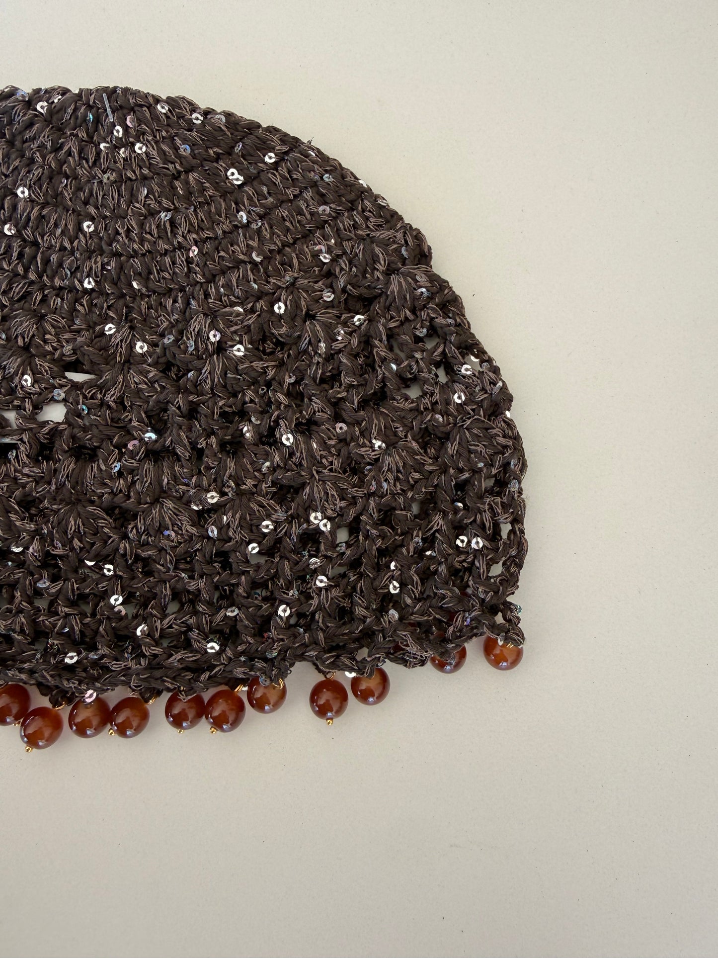 Casquete Crochet AbaloriosChoco