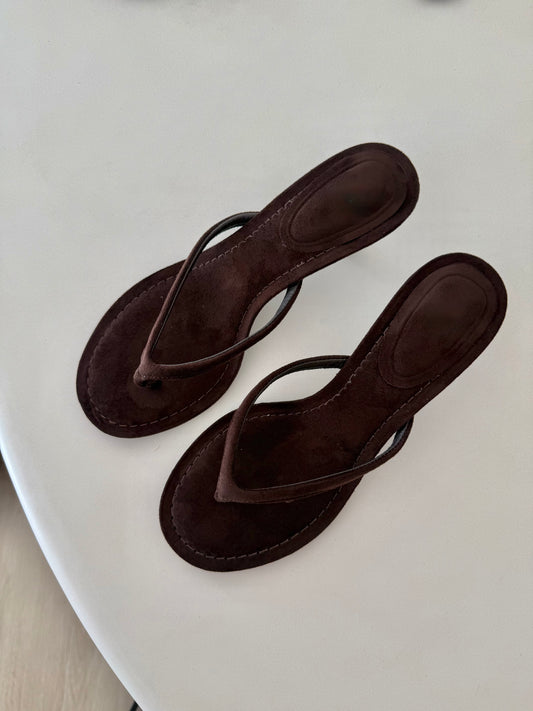 Sandalias Tacón Choco