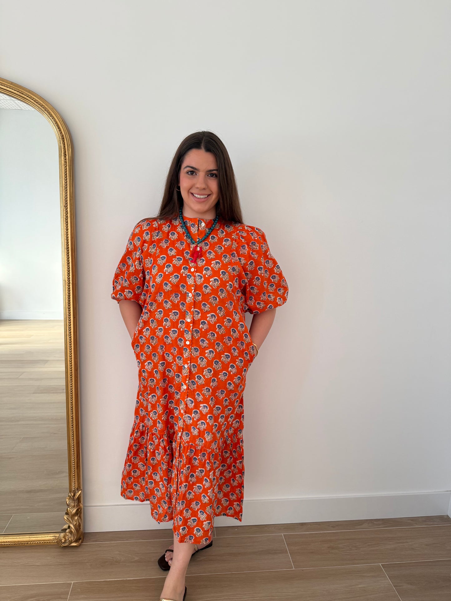 Vestido Siena Naranja
