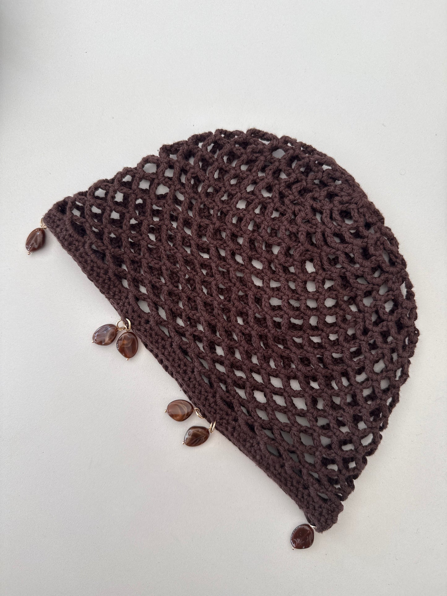 Casquete Crochet Choco