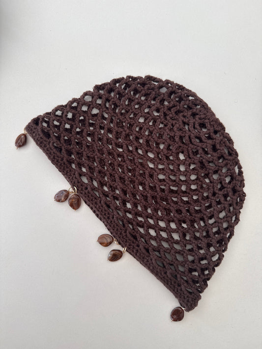 Casquete Crochet Choco
