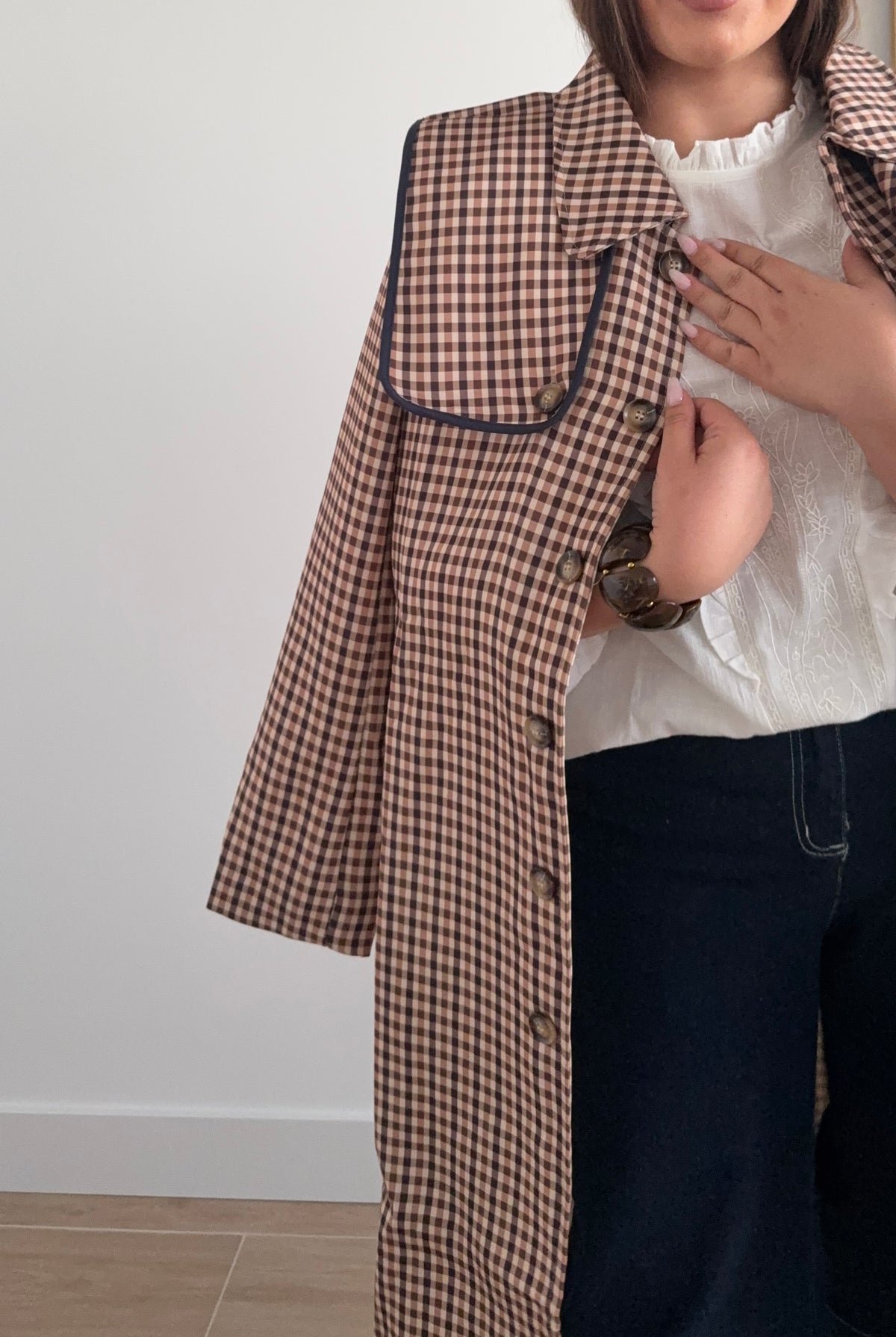 Gabardina Vichy