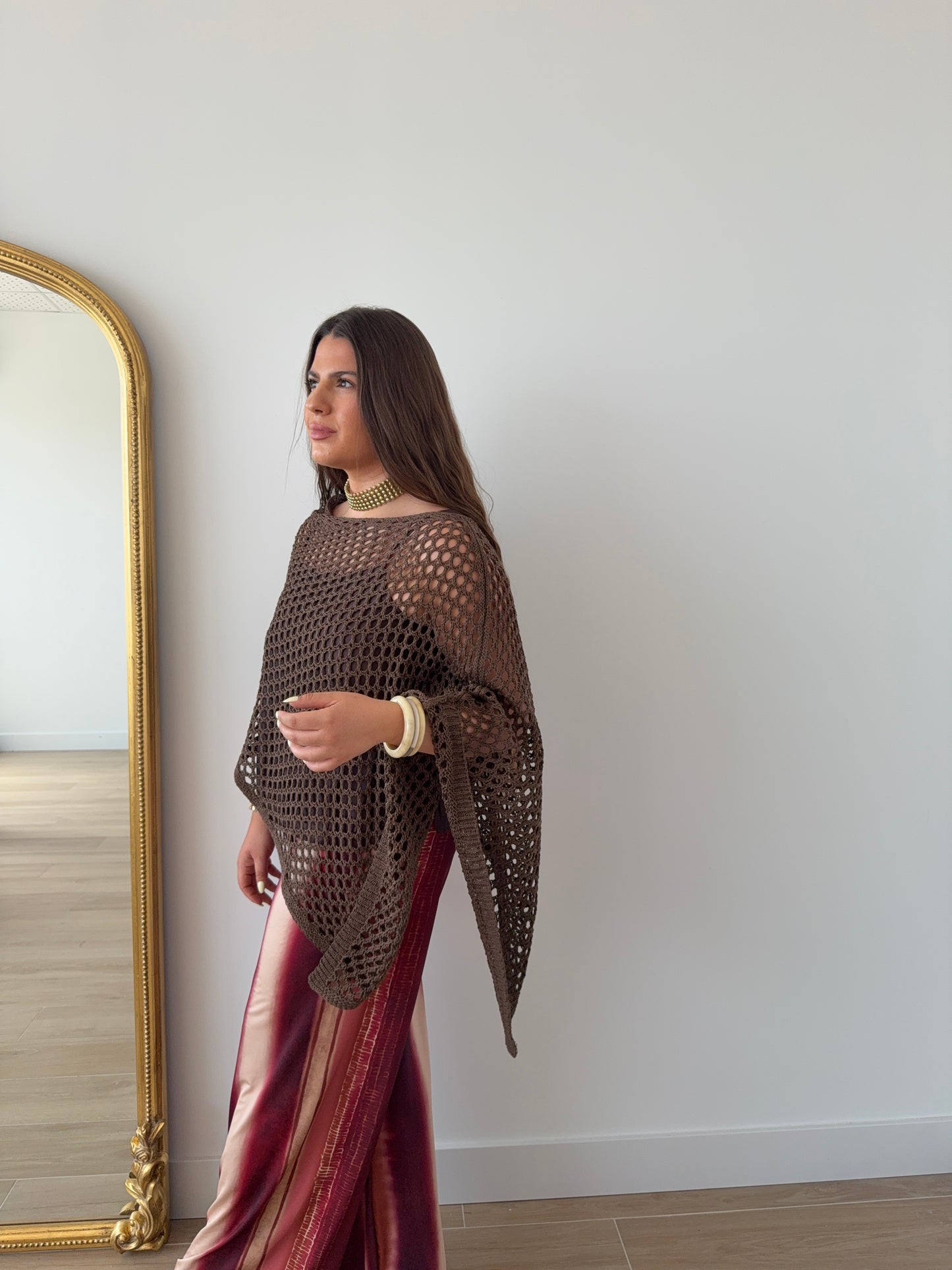 Capa Crochet Choco