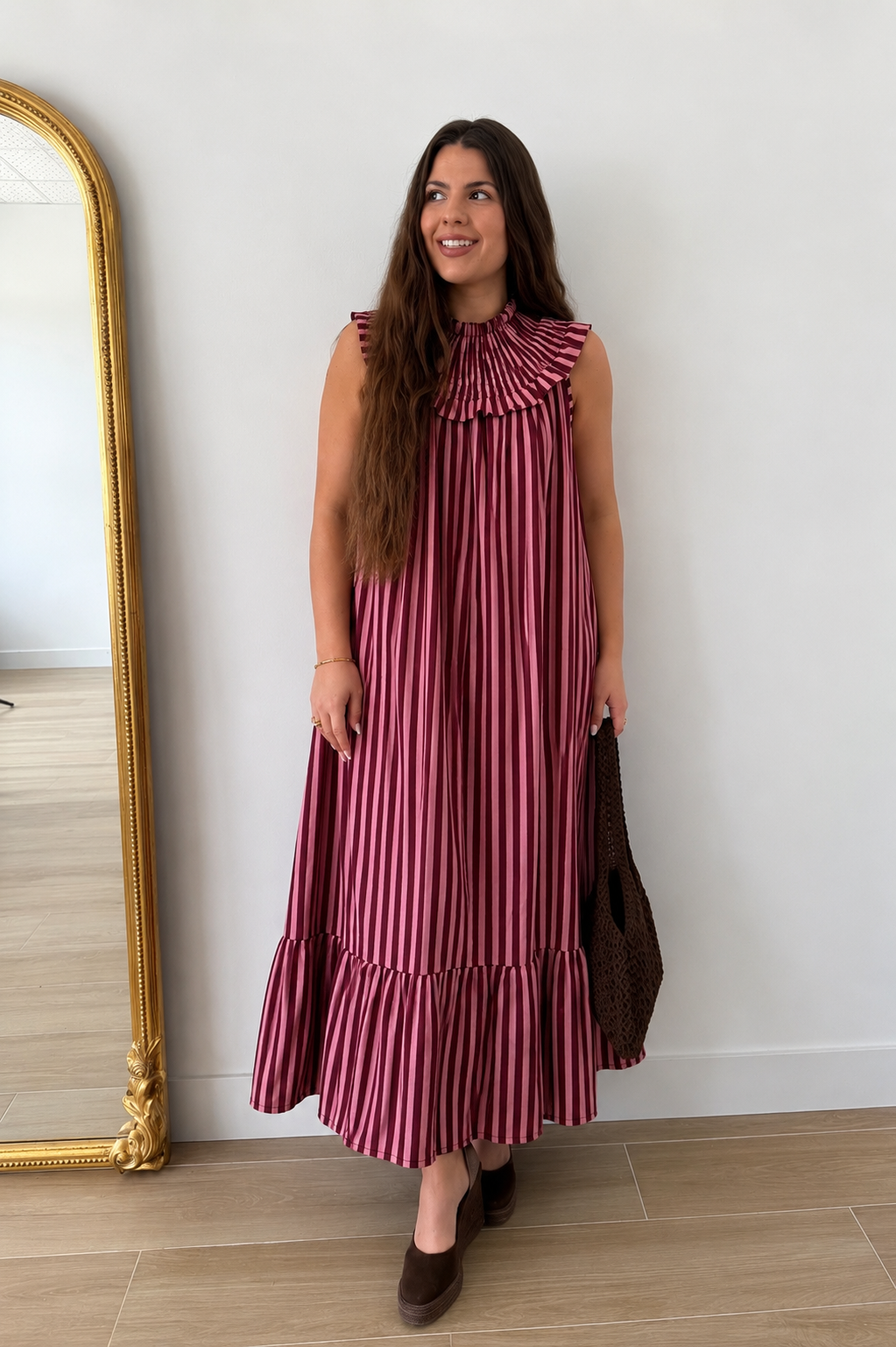 Vestido Blossom Rayas