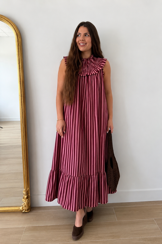 Vestido Blossom Rayas