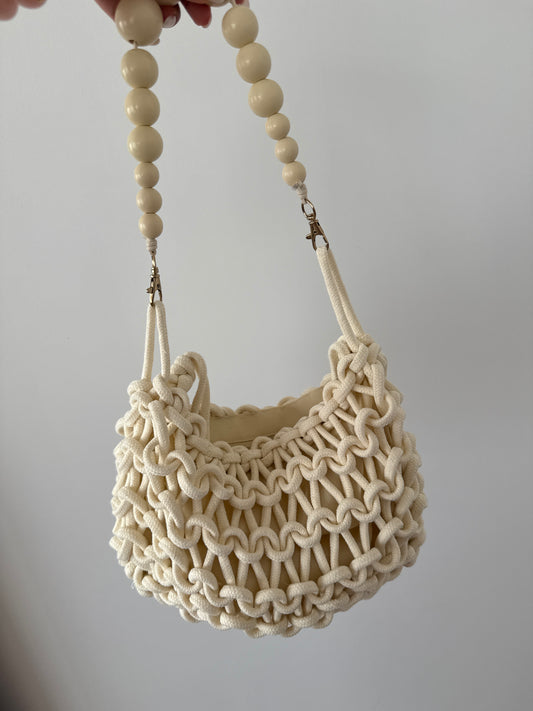 Bolso Crochet Crudo