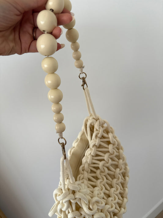 Bolso Crochet Crudo