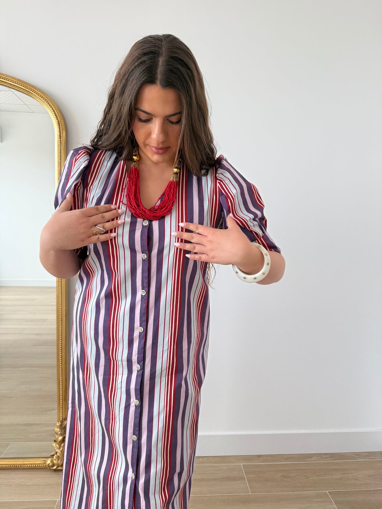 Vestido Capri Multirayas