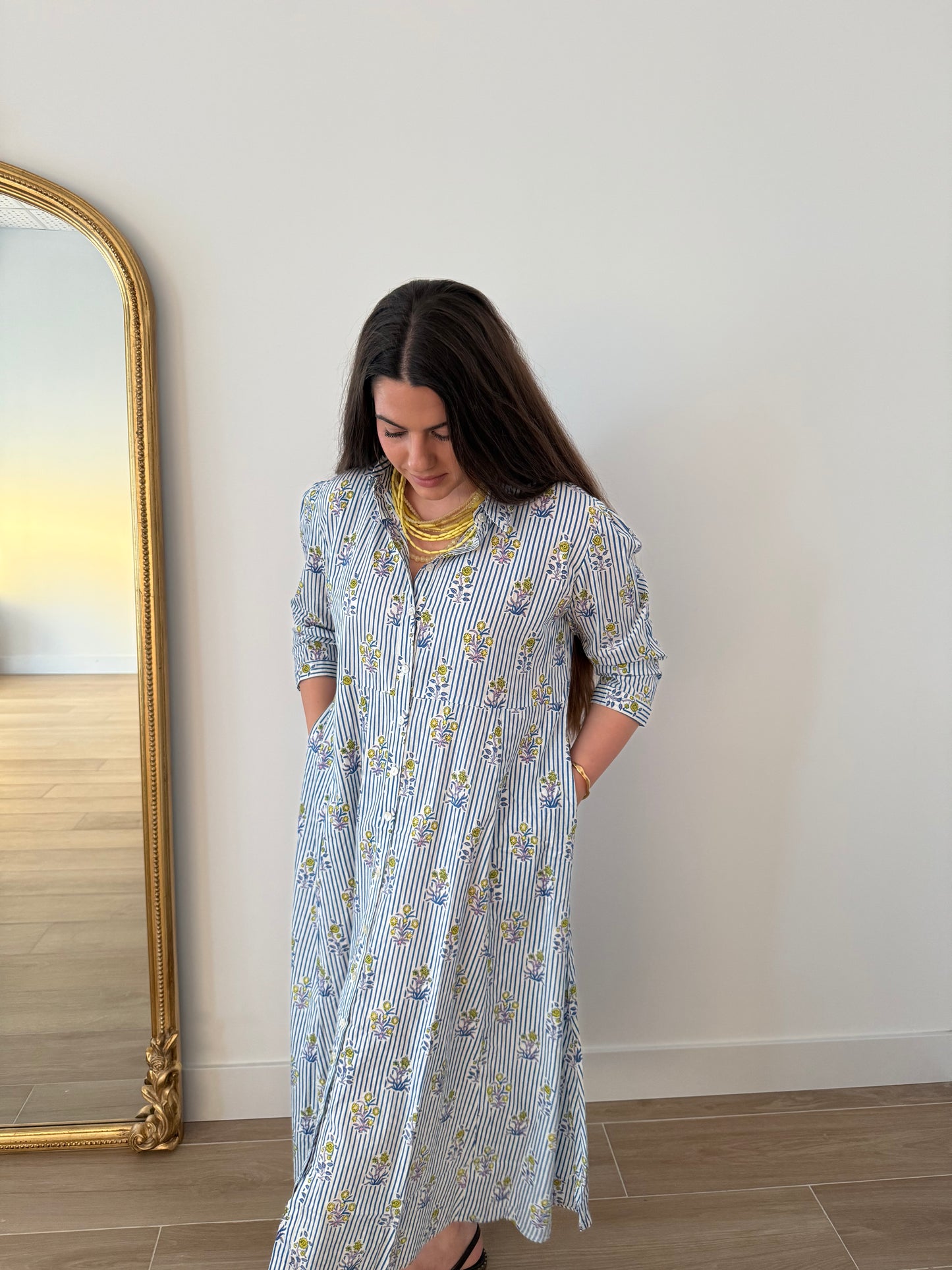 Vestido Bella Azul