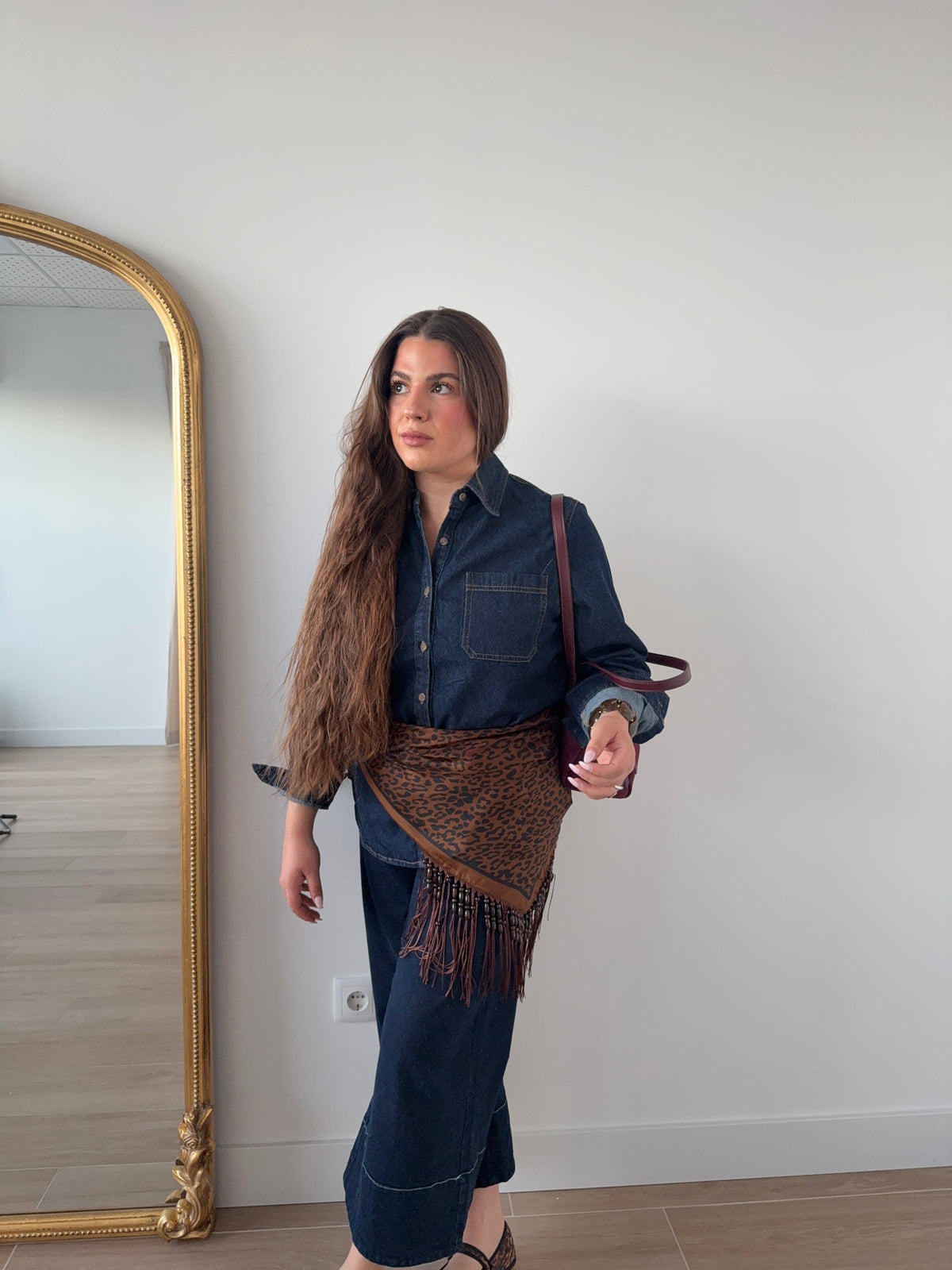 Blusa denim