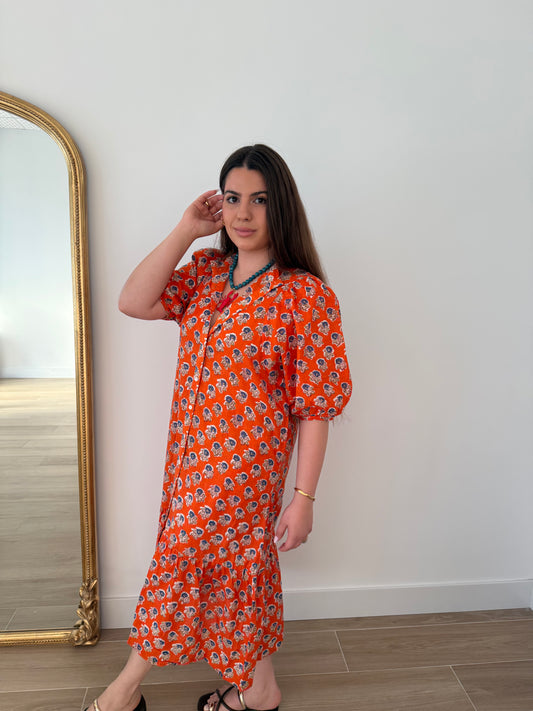 Vestido Siena Naranja