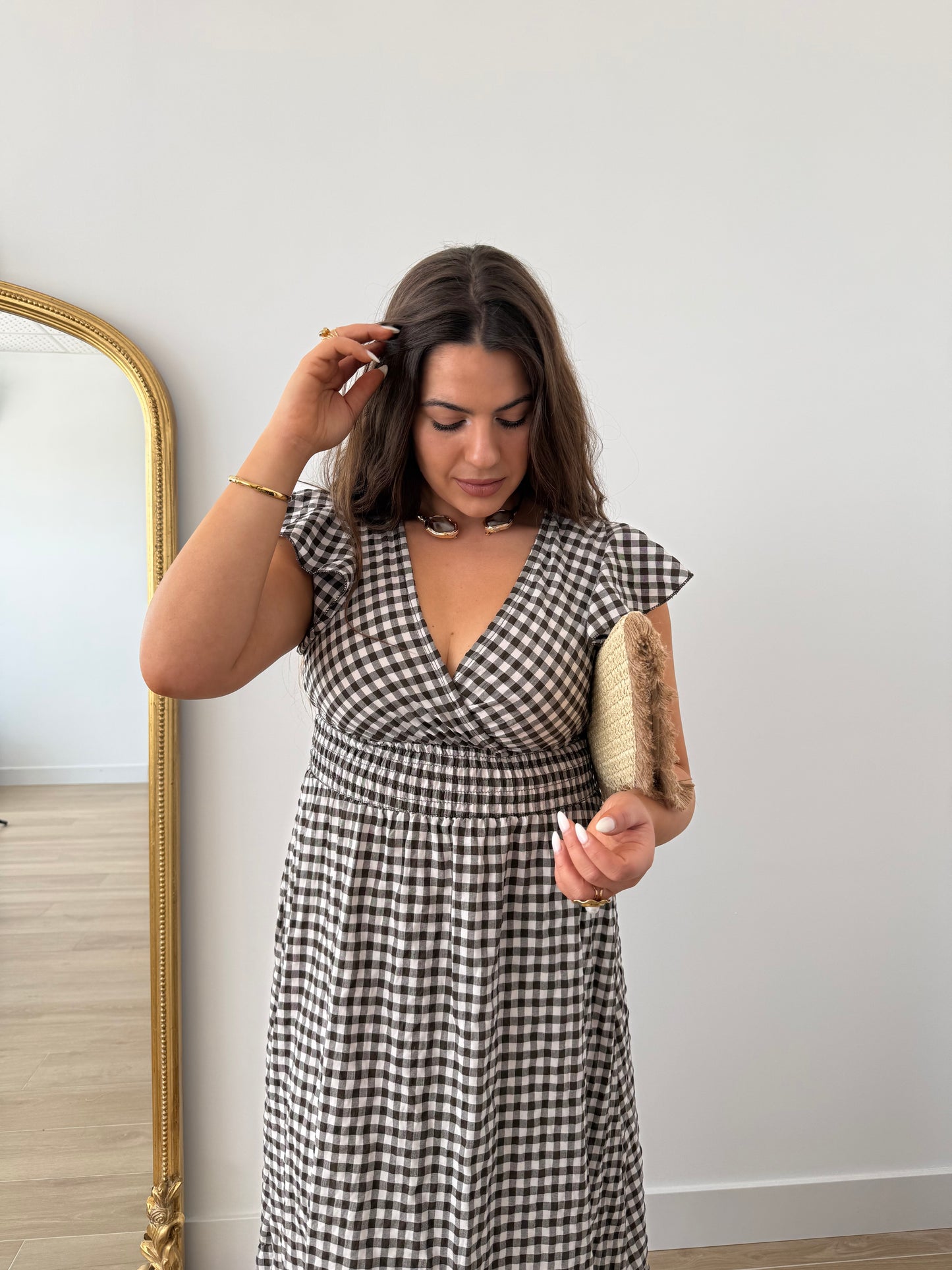 Vestido Vichy Choco