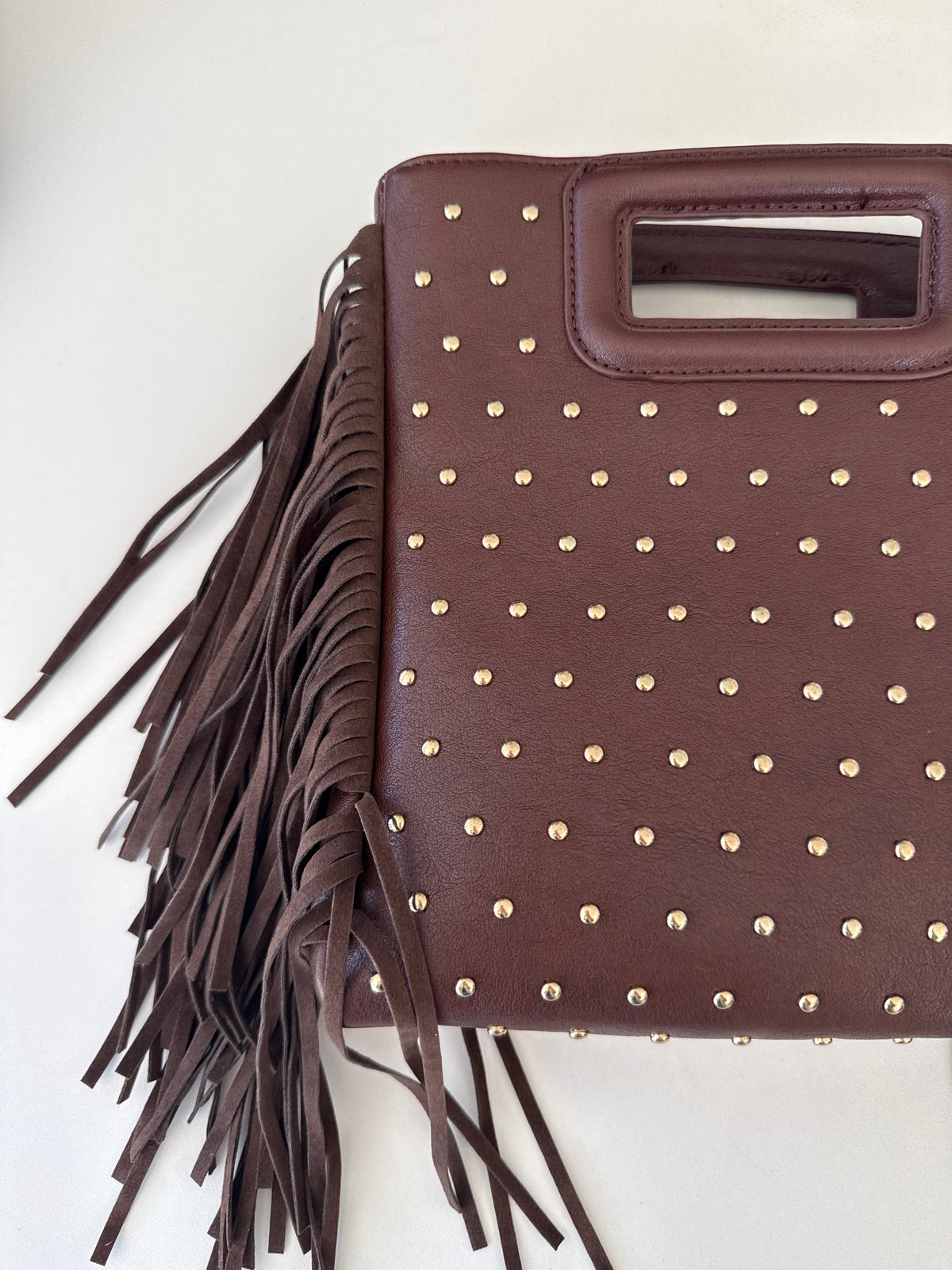 Bolso Tachas Flecos