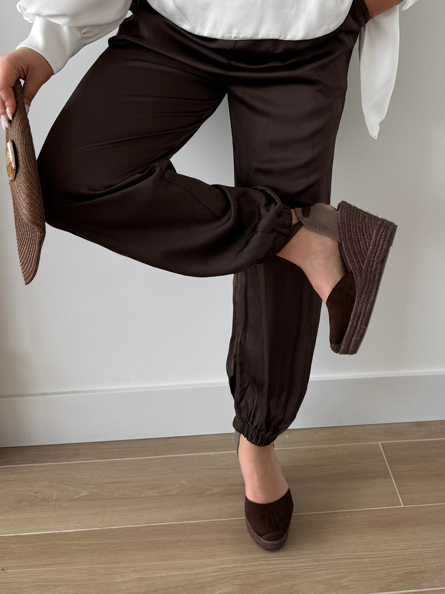 Pantalón Bombacho Satinado
