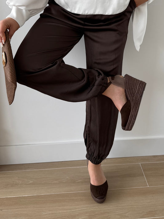 Pantalón Bombacho Satinado
