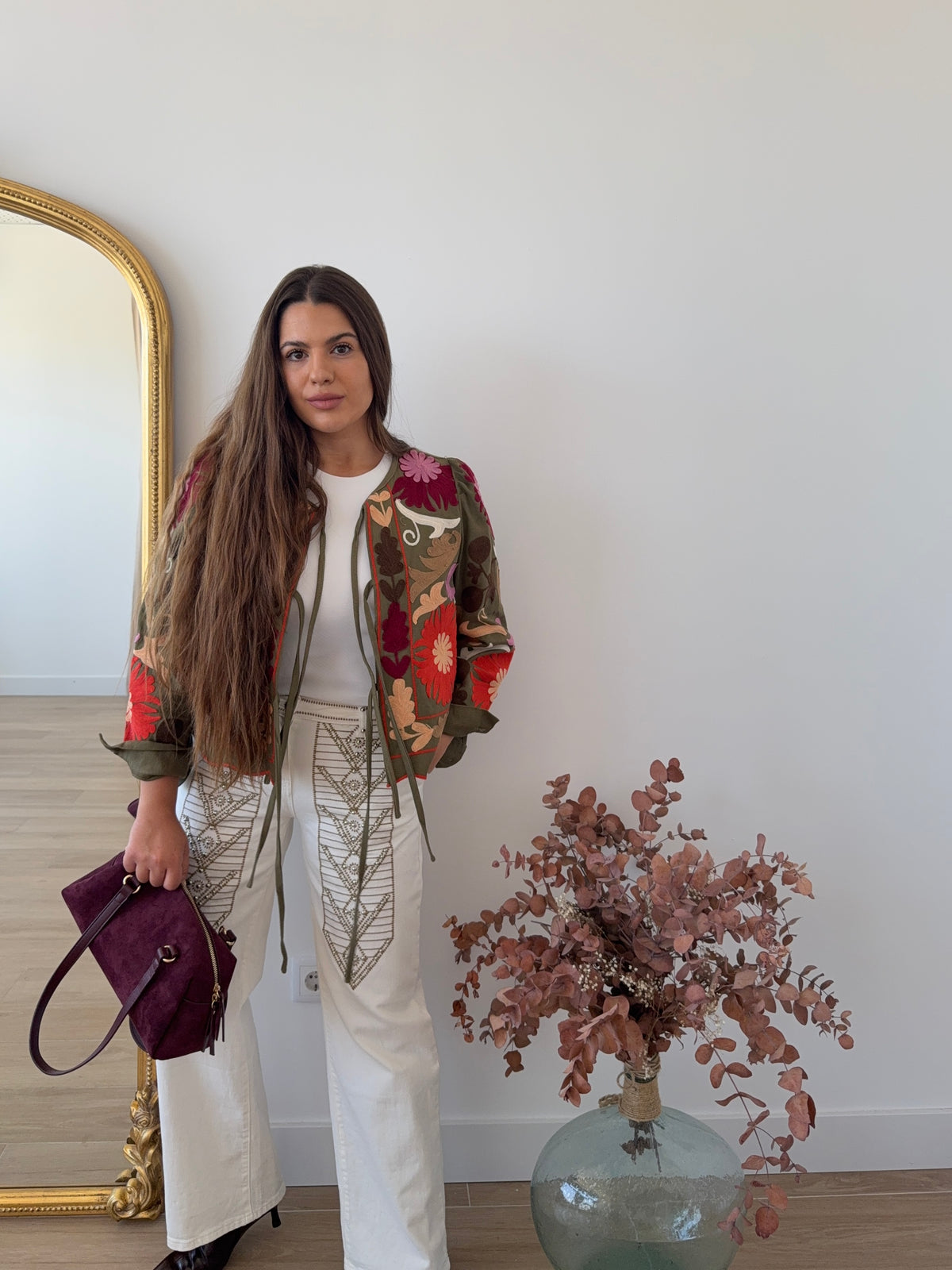 Chaqueta bordada Siena