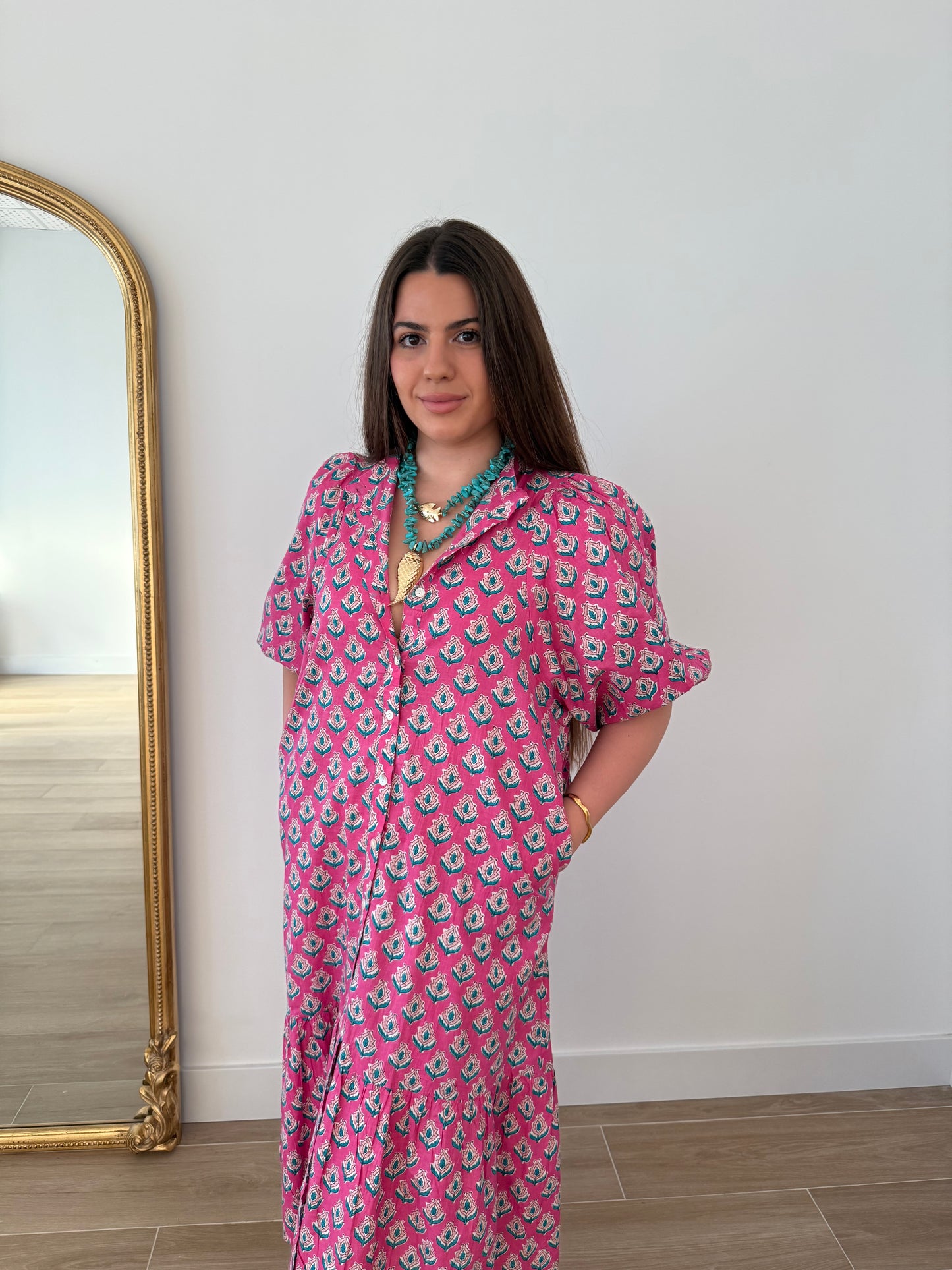 Vestido Siena Fucsia