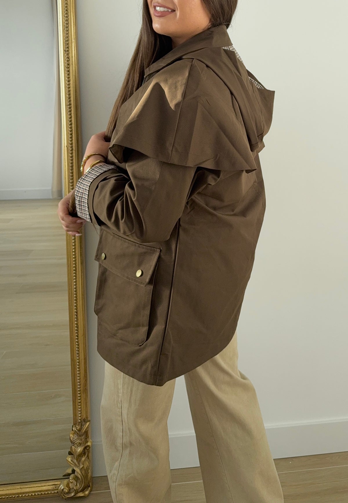 Trench Capa Choco