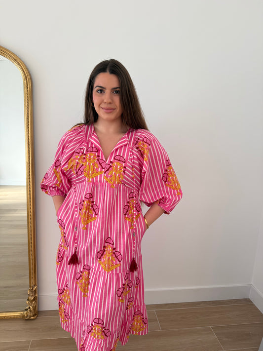 Vestido Allegra Rosa