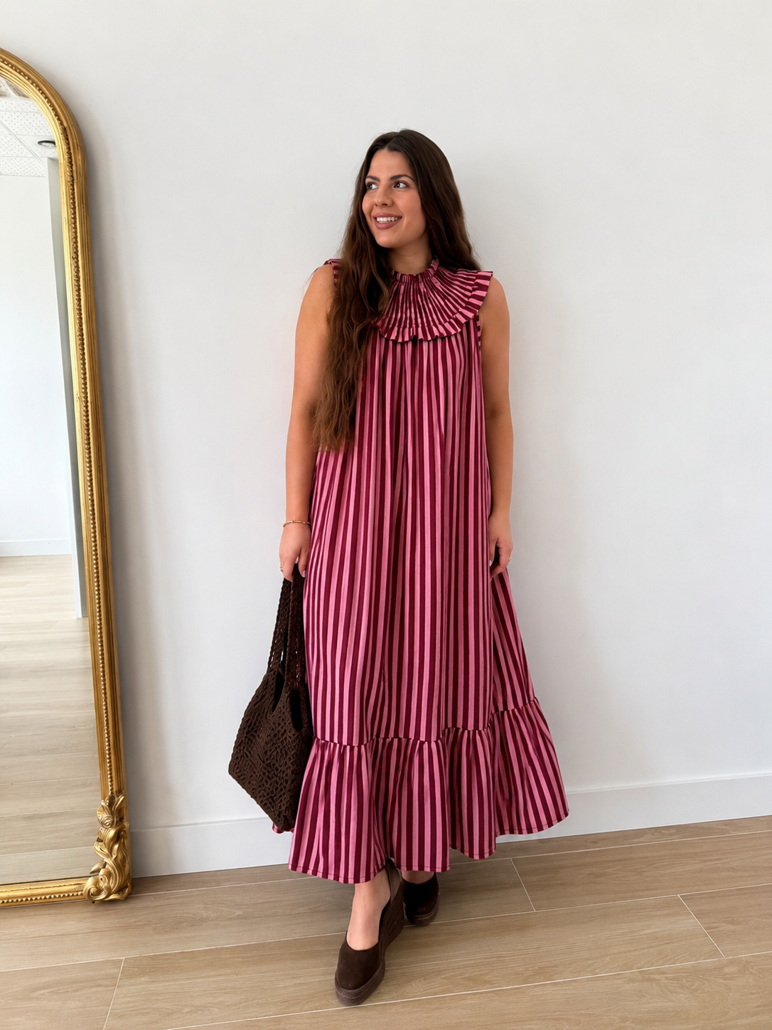 Vestido Blossom Rayas