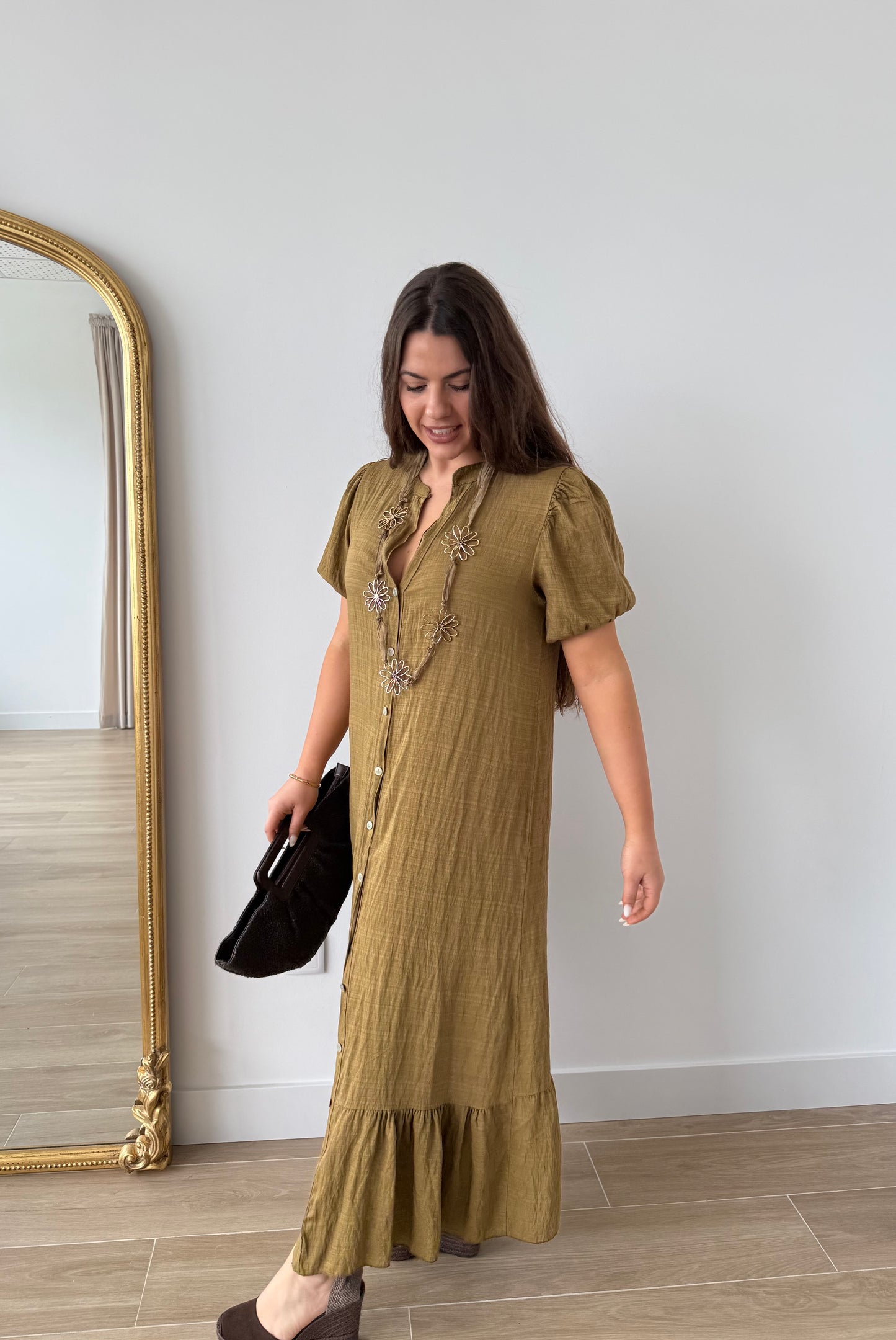 Vestido Lari Pistacho