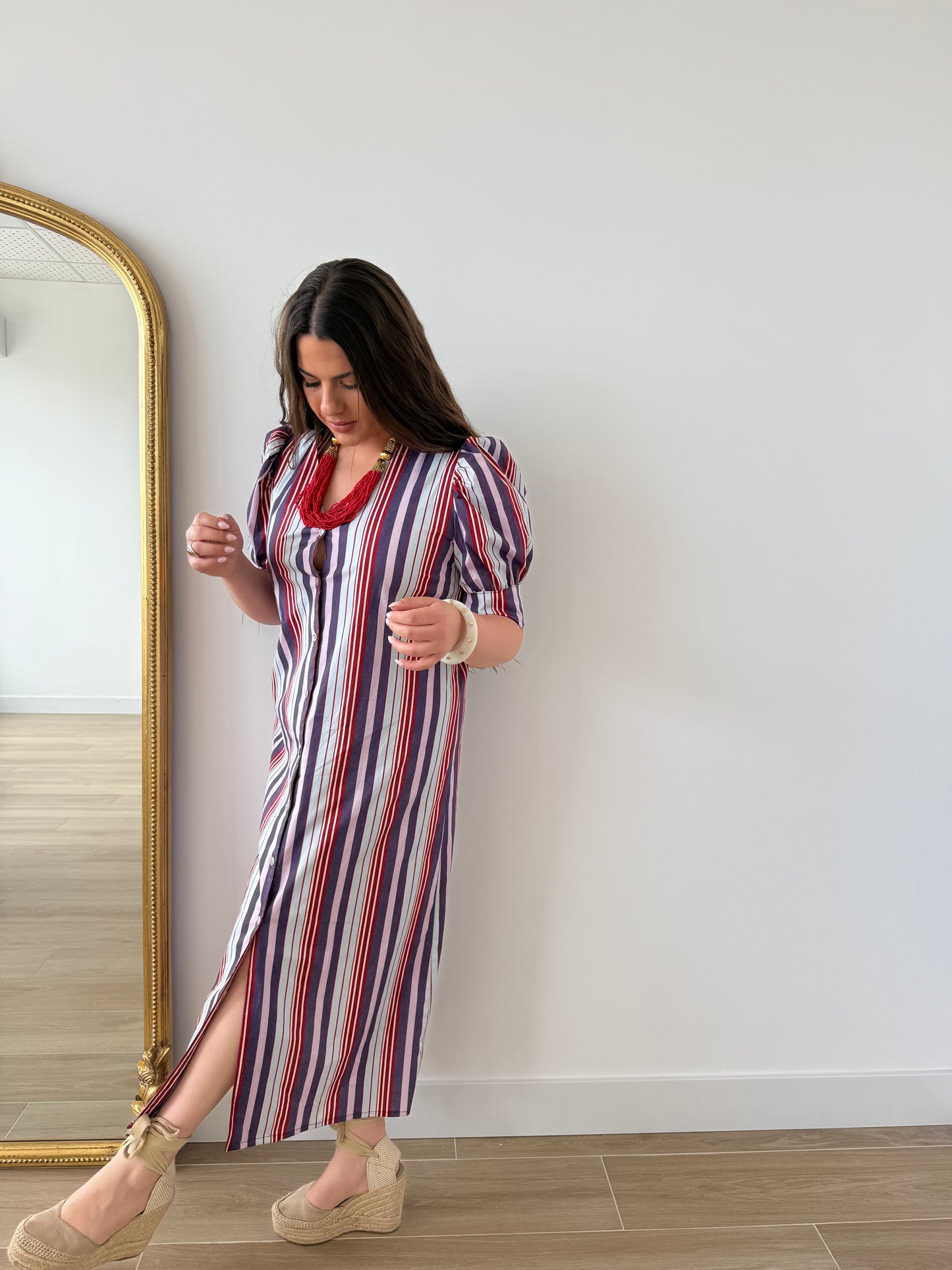 Vestido Capri Multirayas
