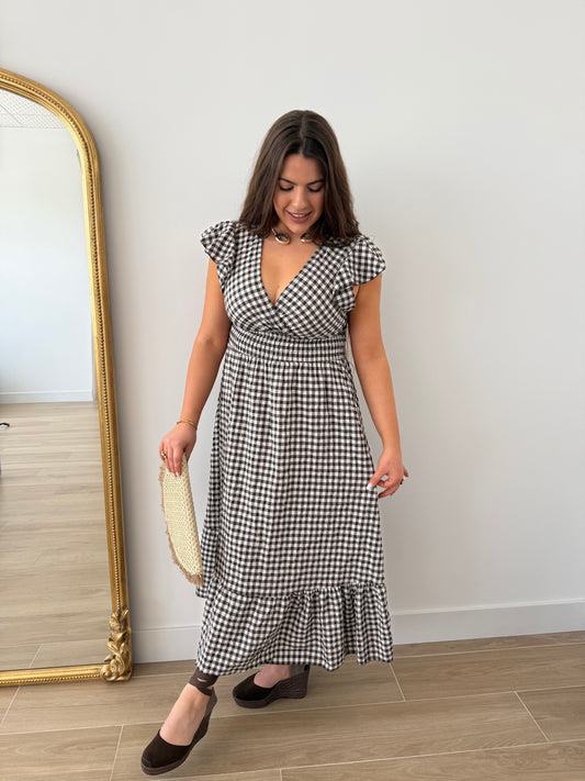 Vestido Vichy Choco