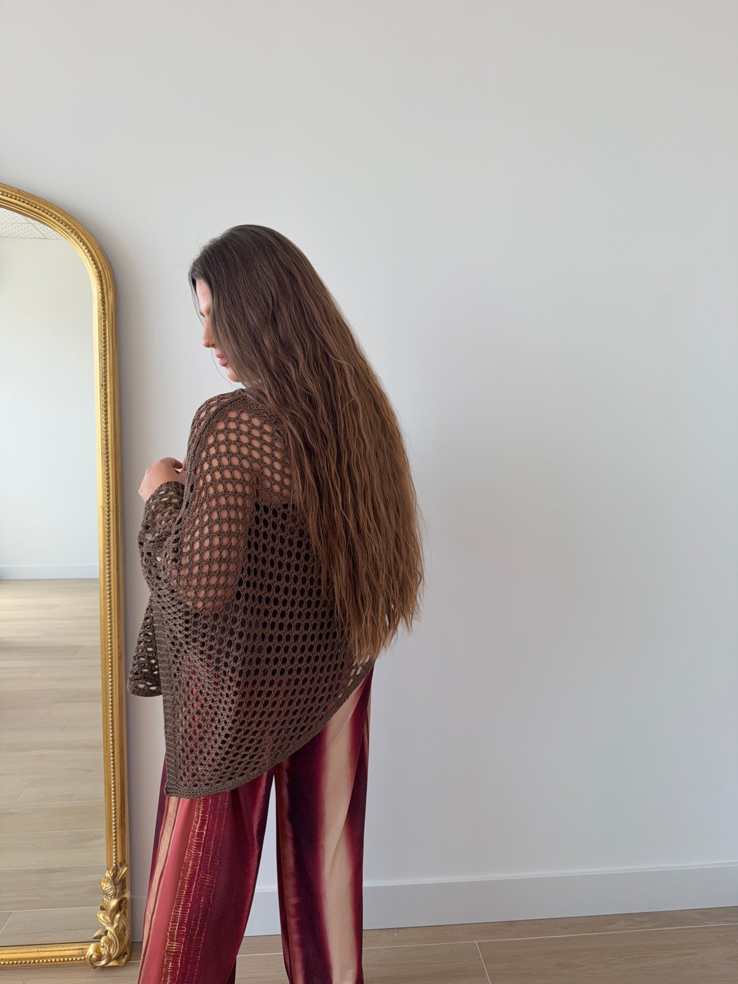Capa Crochet Choco