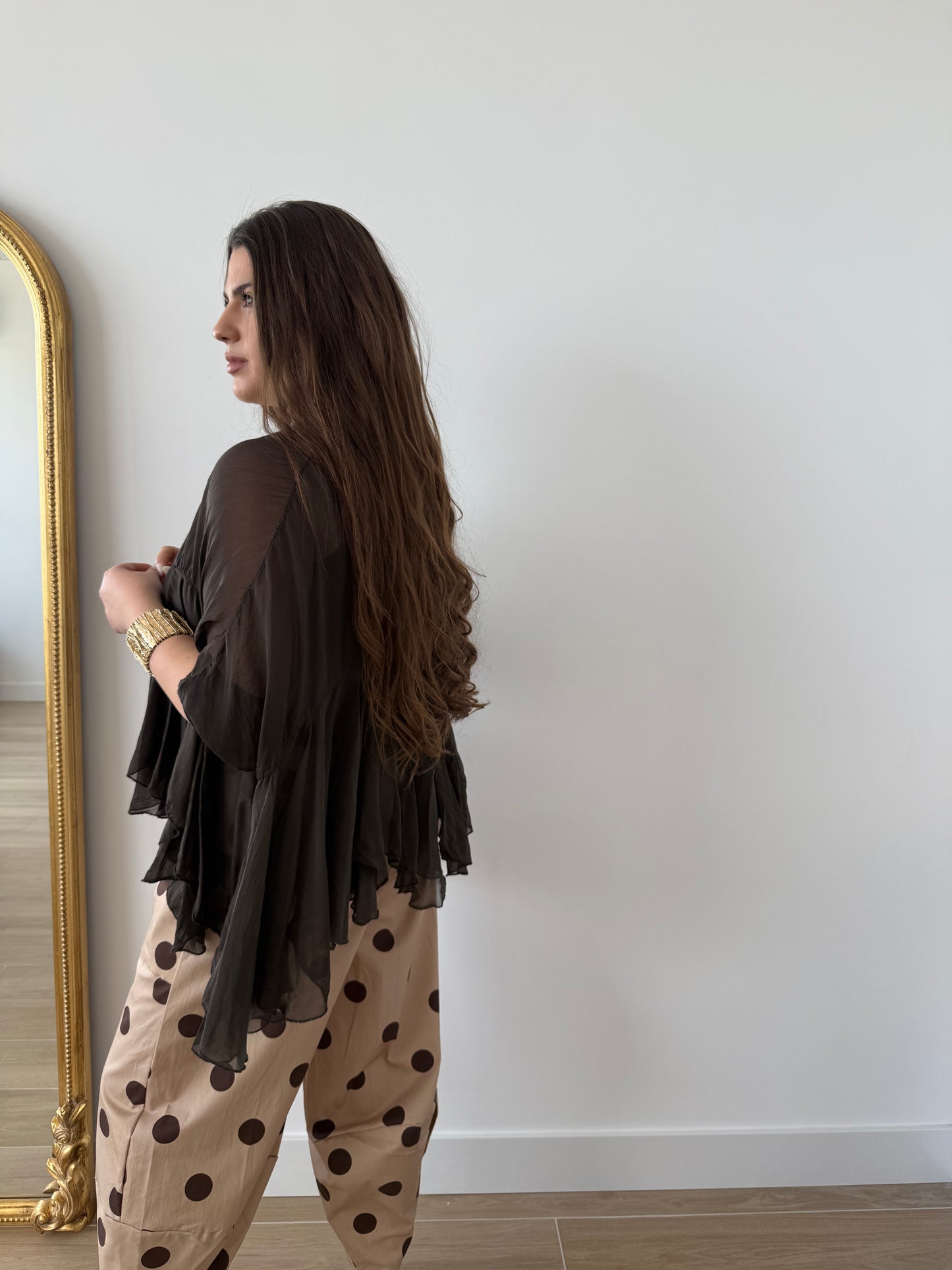 Blusa raso choco