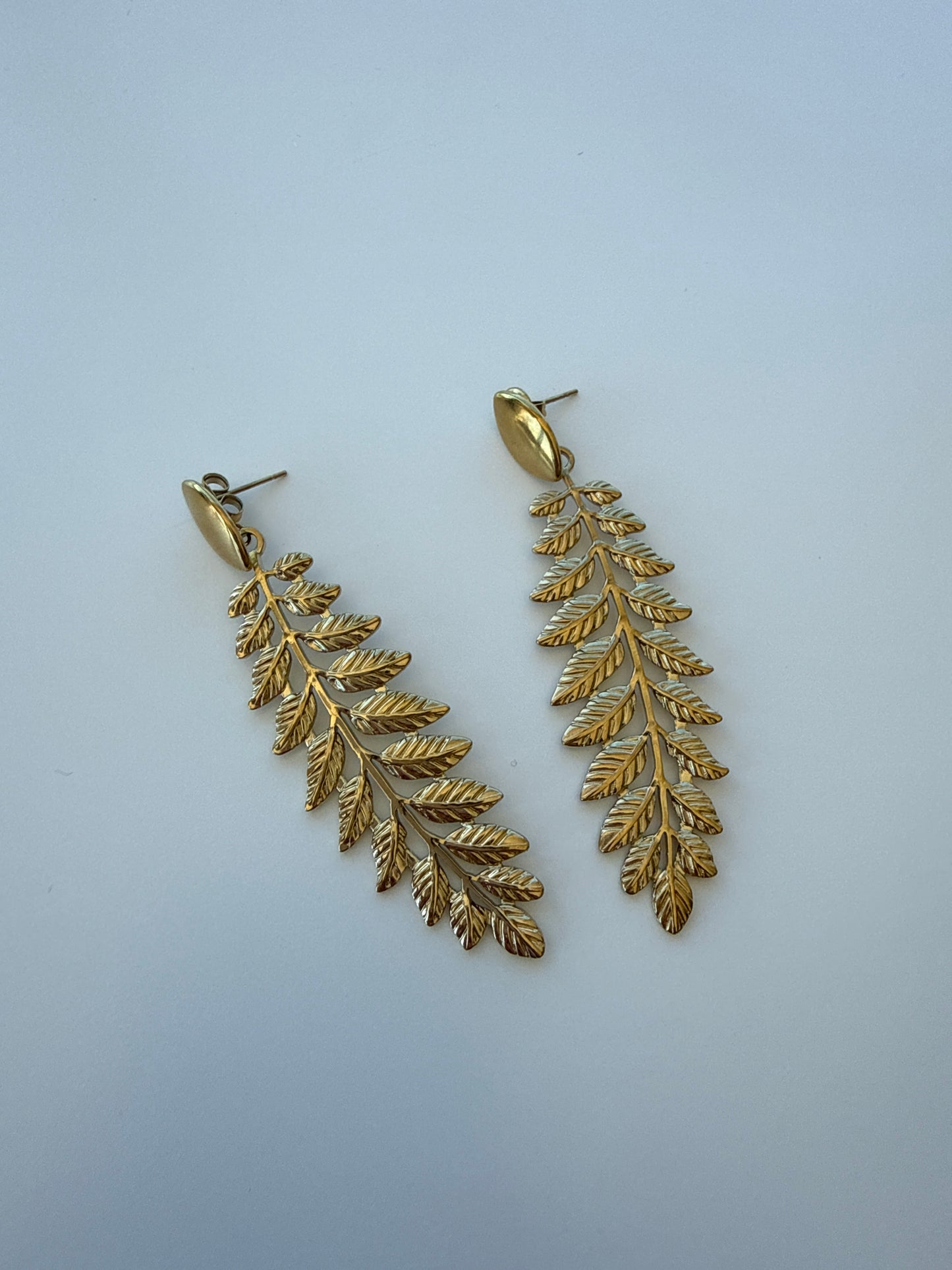 Pendientes hojas