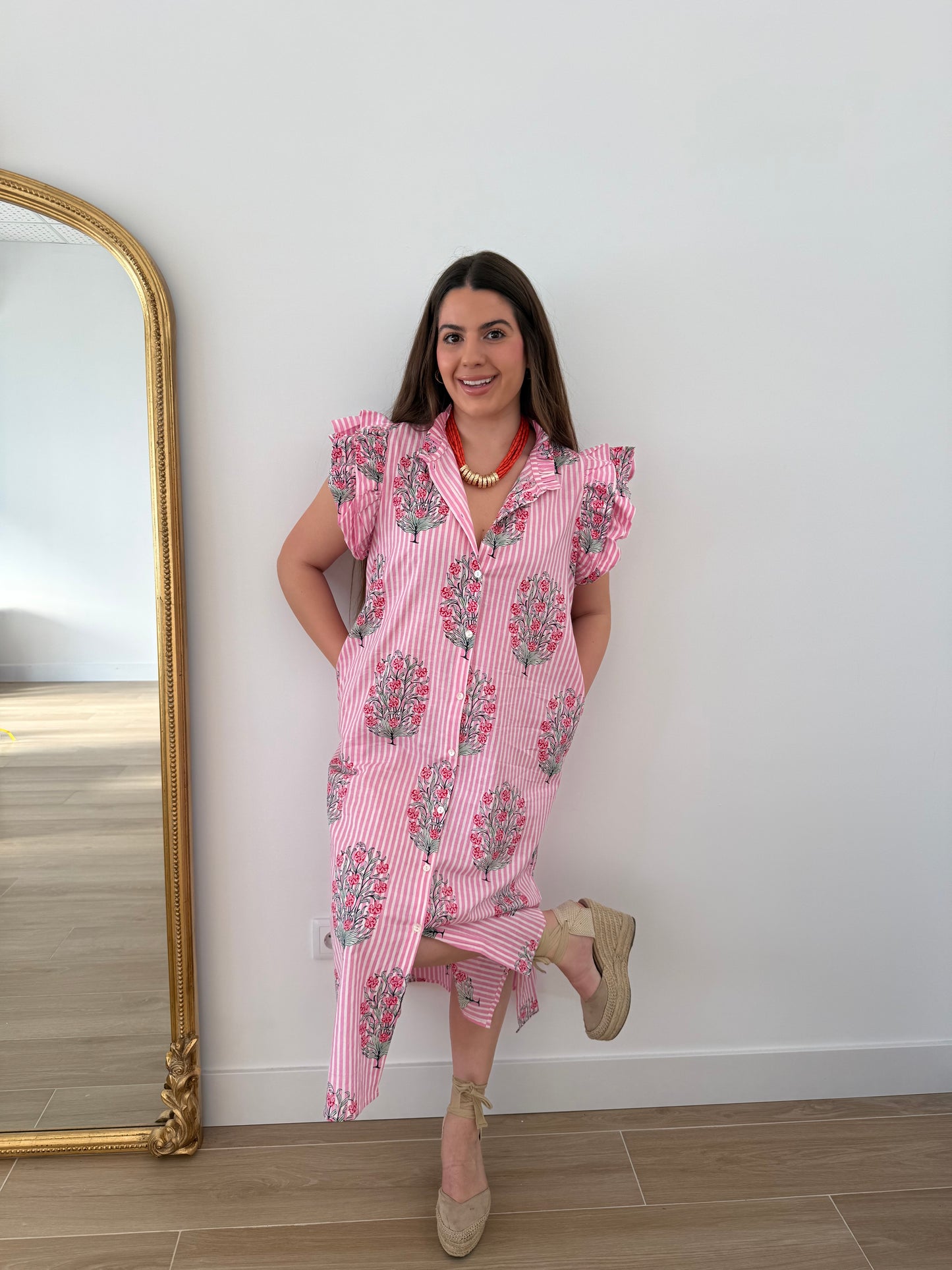 Vestido Positano Rosa