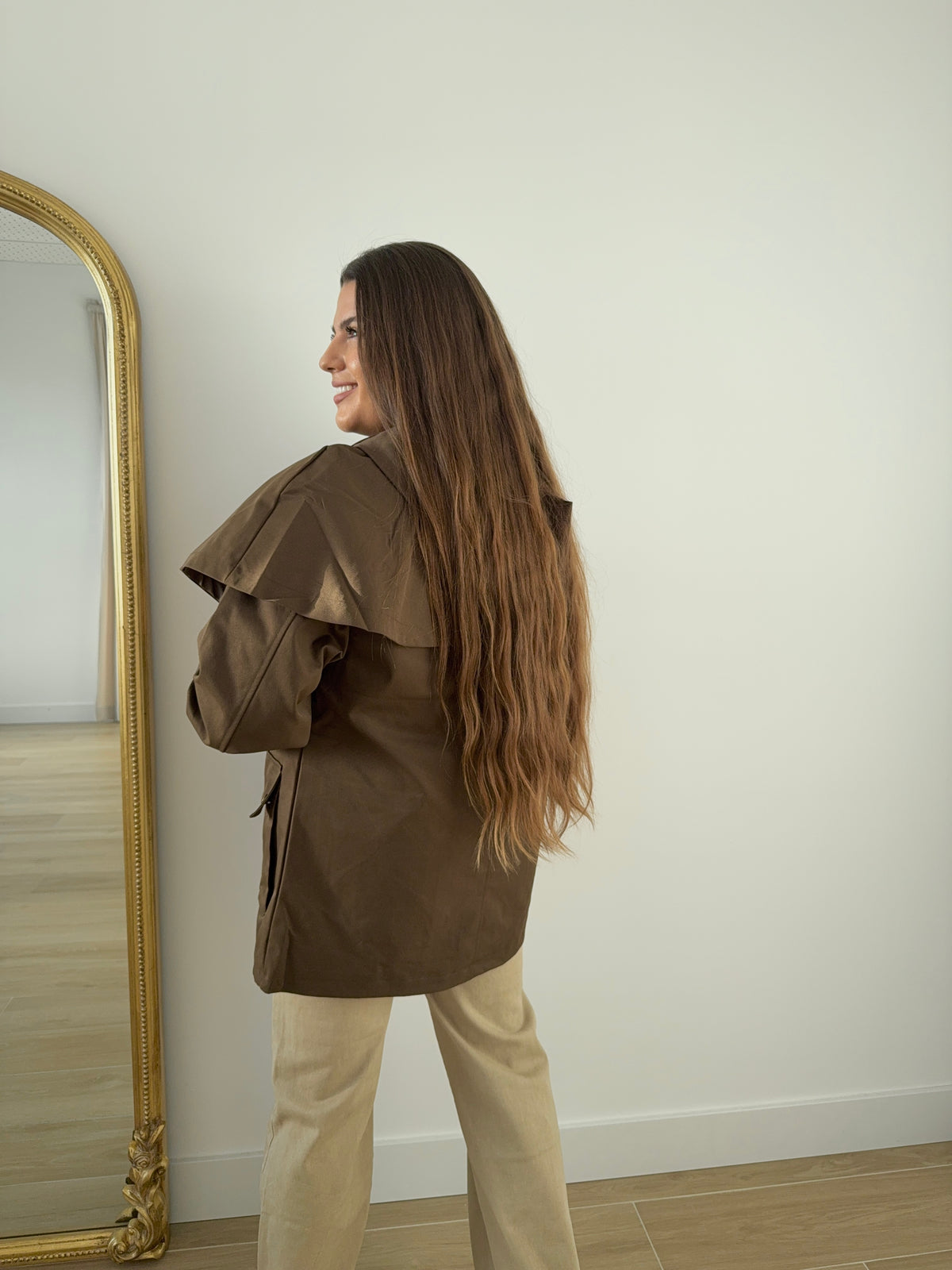 Trench Capa Choco