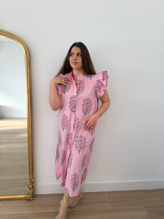 Vestido Positano Rosa