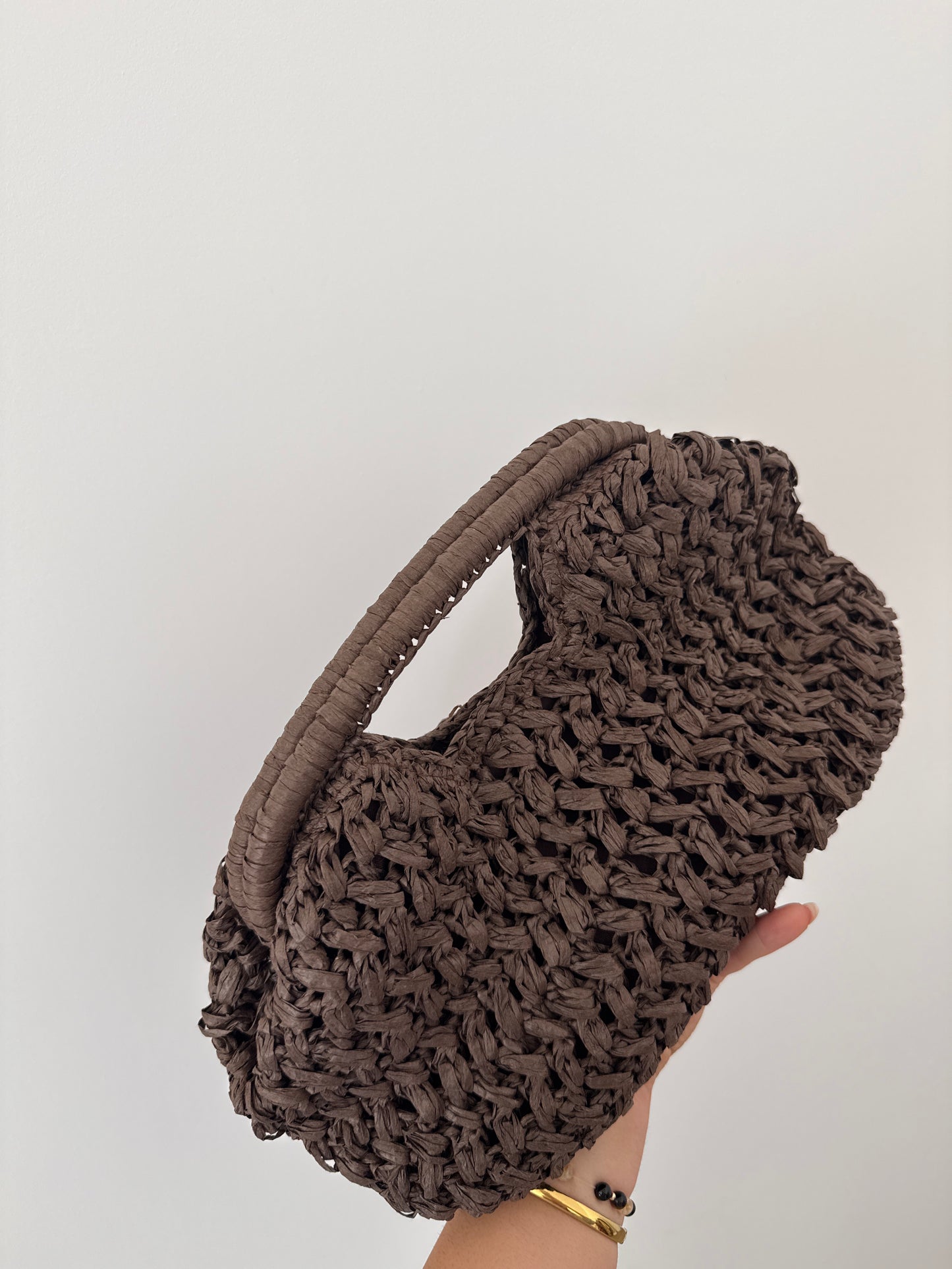 Bolso Rafia Choco