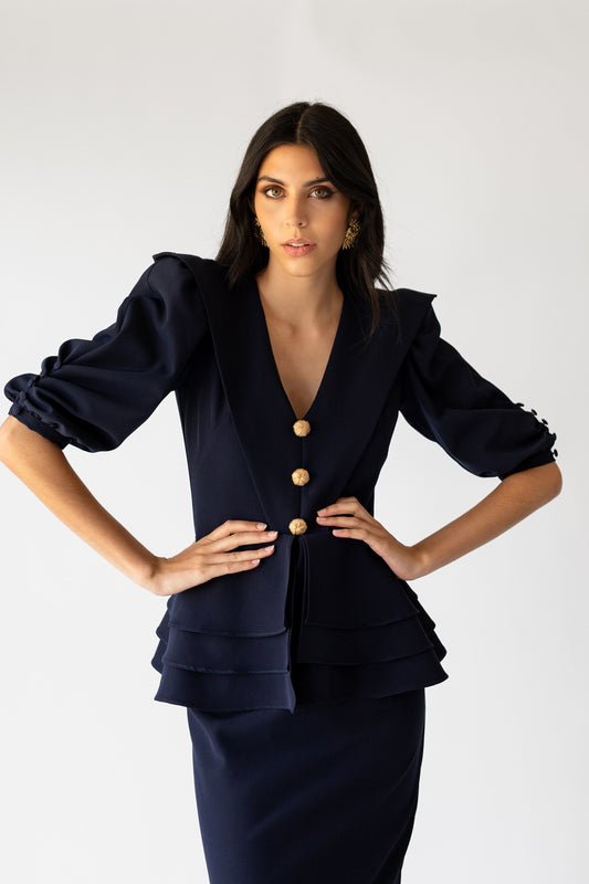 VESTIDO MARGOT MARINO