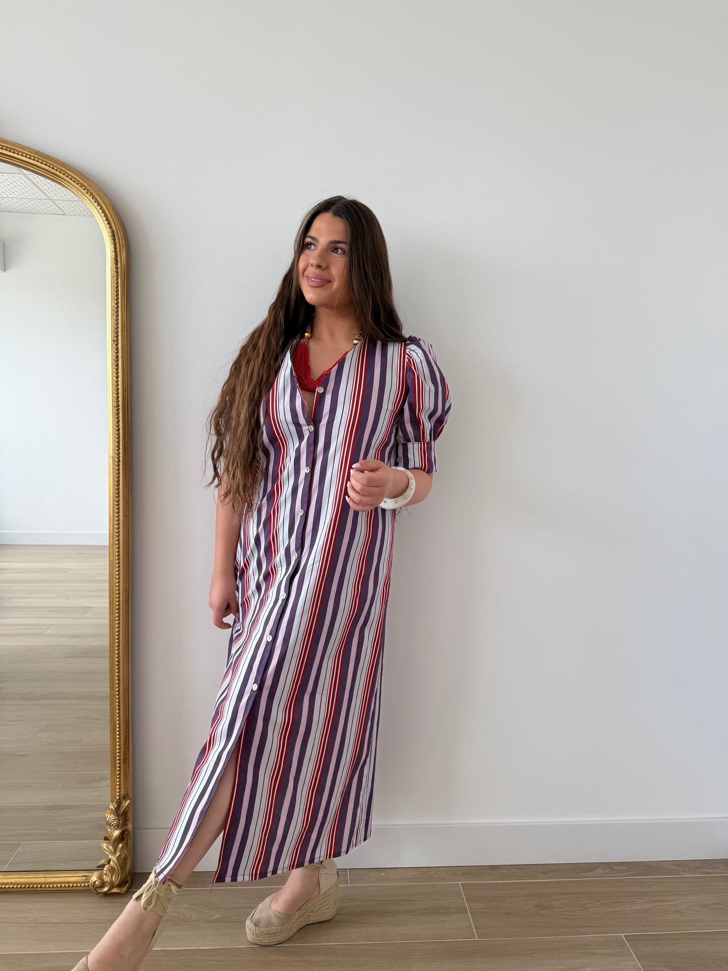 Vestido Capri Multirayas
