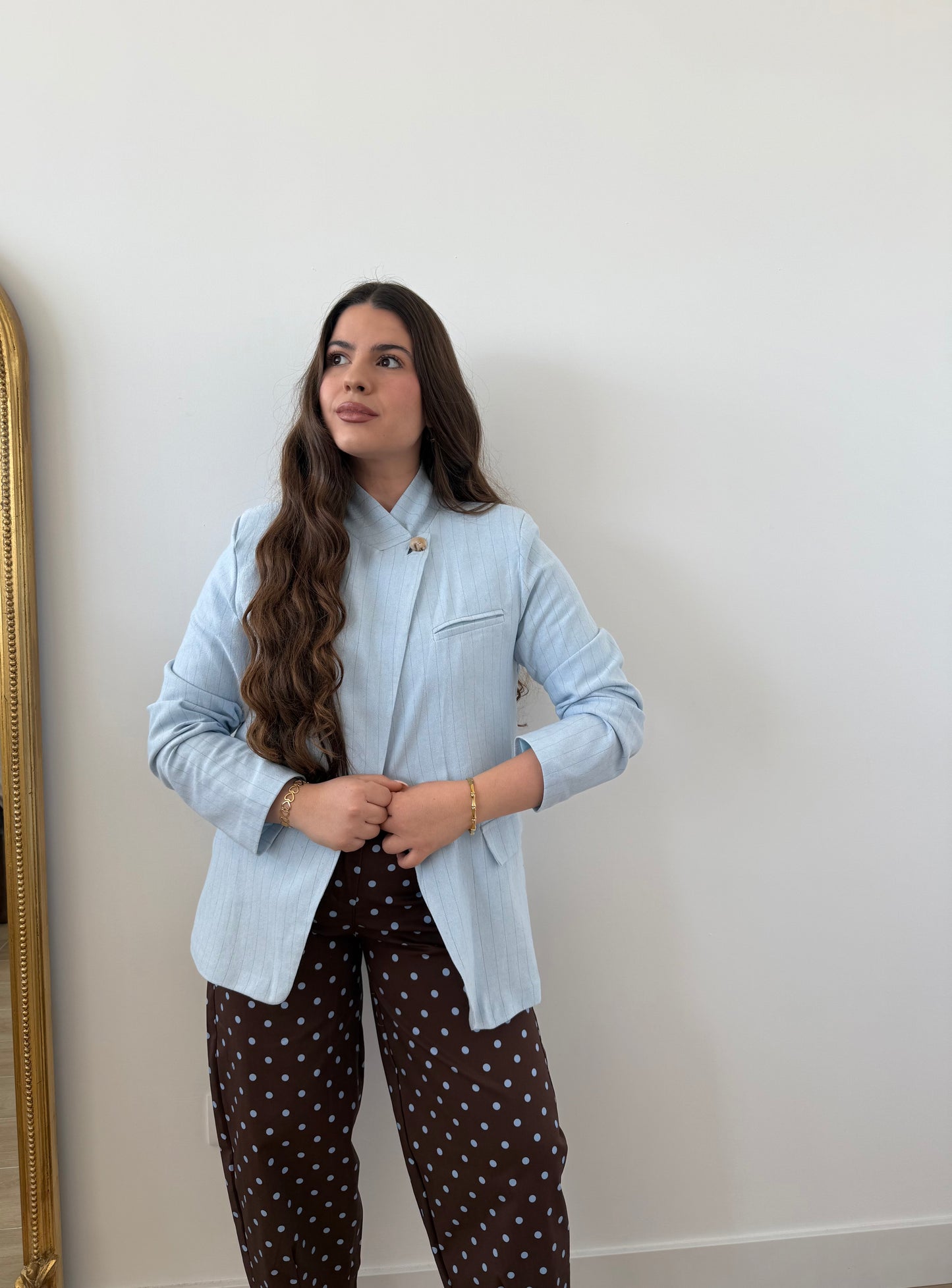 Blazer Cruzada Celeste
