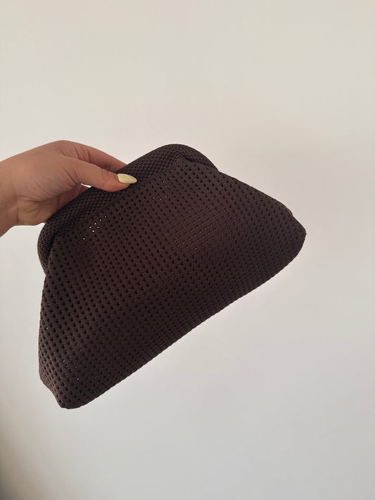 Bolso Clutch Choco