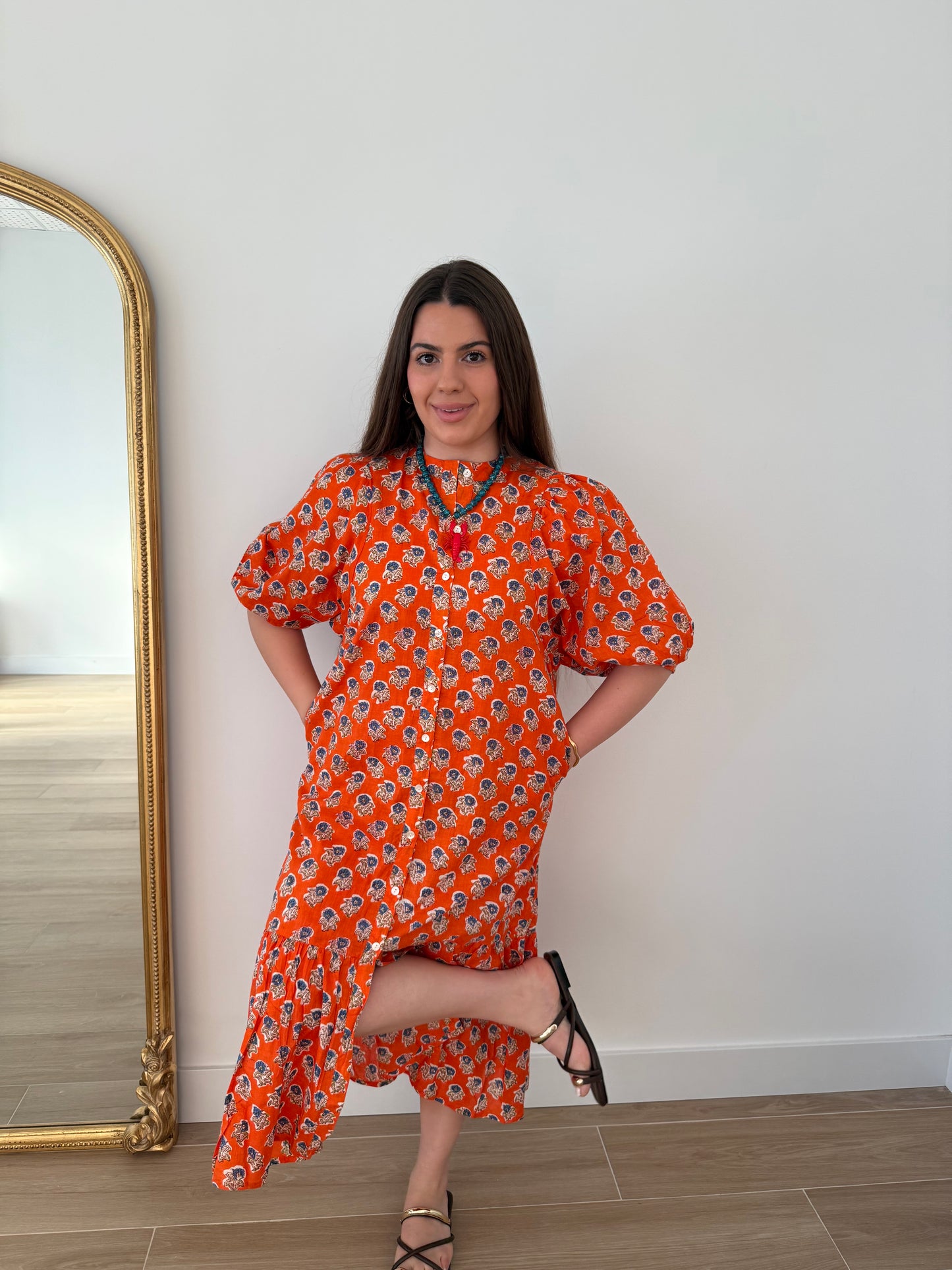 Vestido Siena Naranja