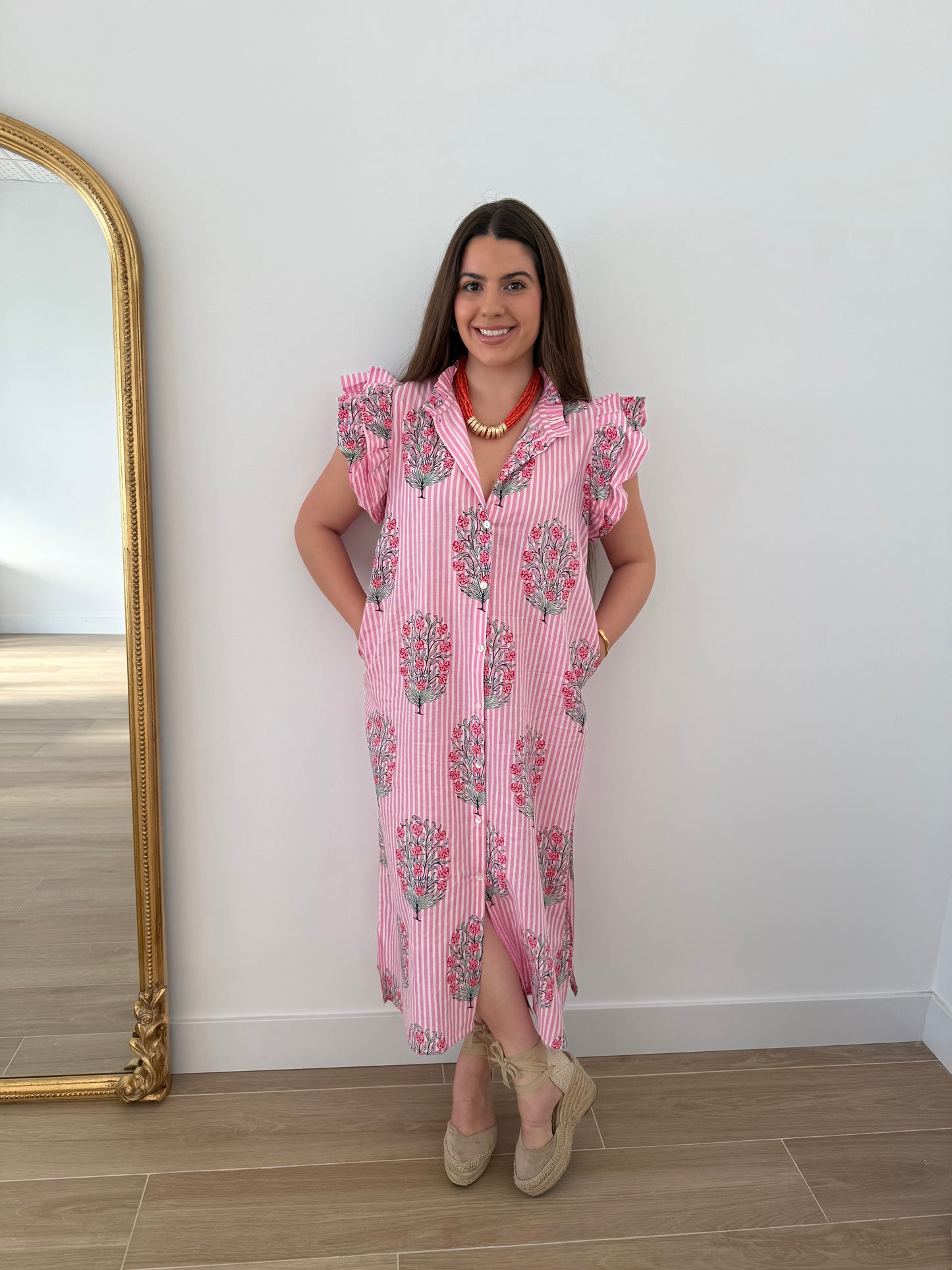 Vestido Positano Rosa