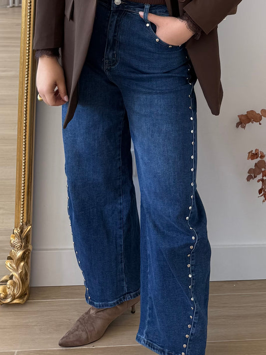 Denim Ballon Tachas