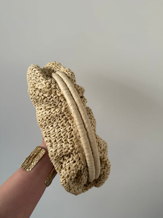Bolso Clutch Beige