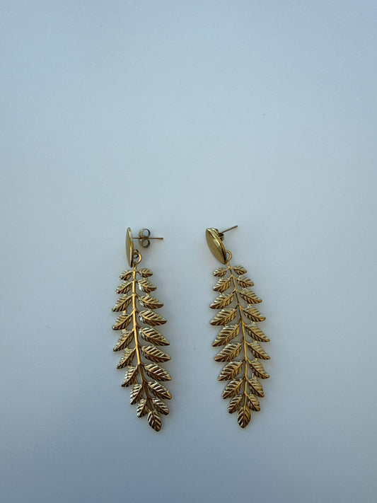 Pendientes hojas