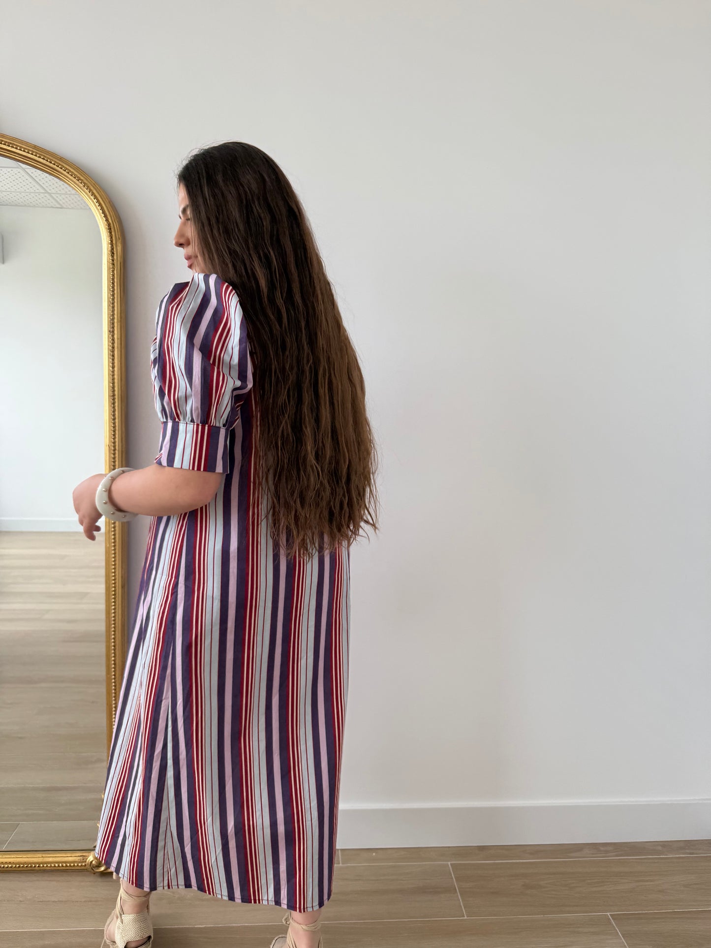 Vestido Capri Multirayas