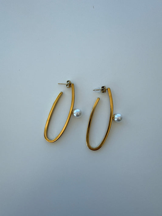Pendientes Aros Ovalados