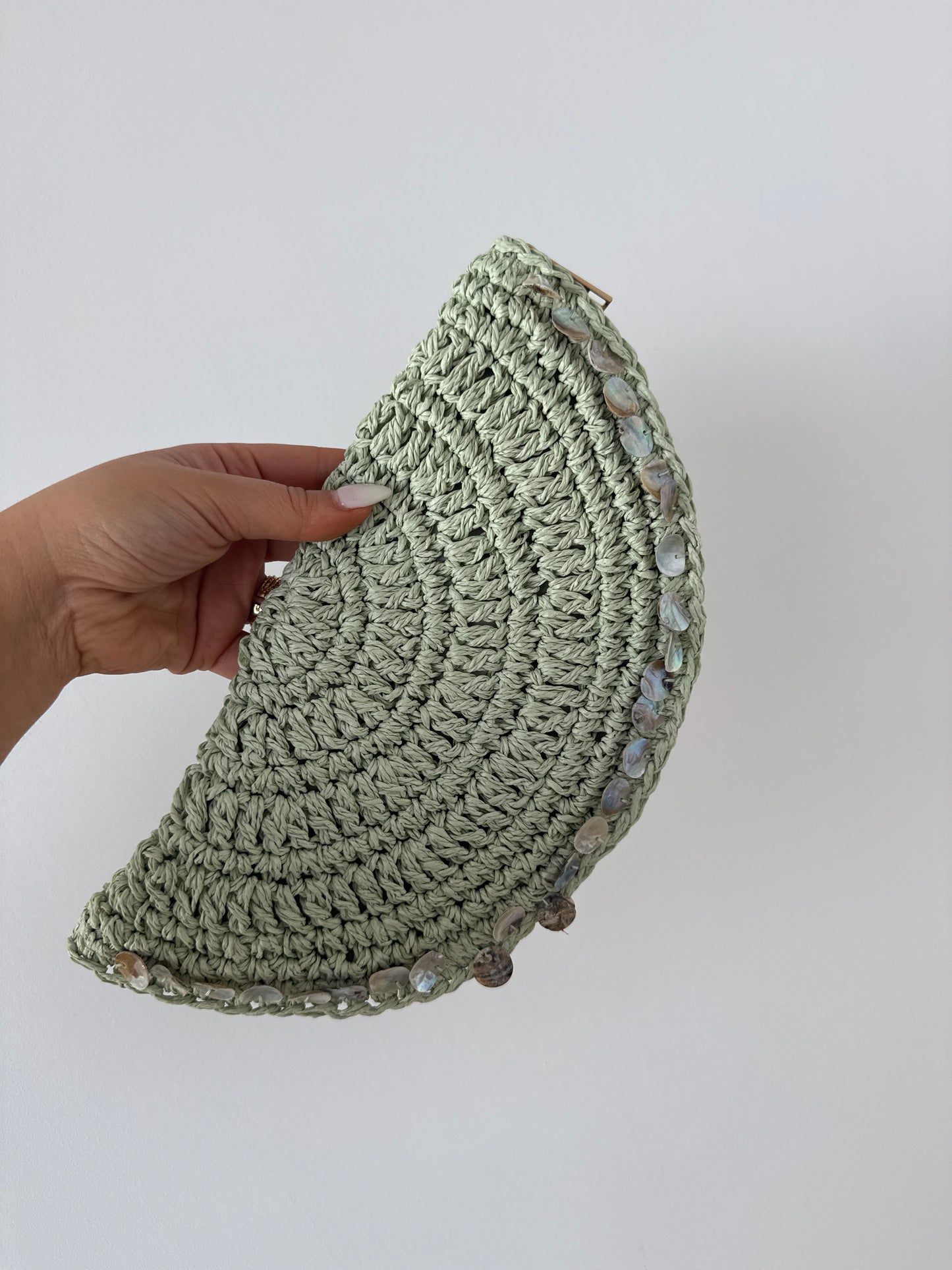Bolso Medialuna Menta